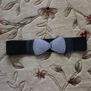 Windsor Black Elastic Belt